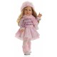 Кукла Soy Tu Одри в розовом наряде и пушистой шапочке, 42 см
