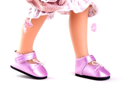 Туфли розовые для кукол 32 см