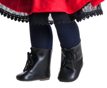 Ботинки черные, для кукол 60 см