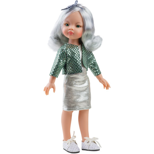 Кукла Маника в блестящем наряде, 32 см