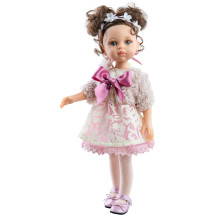 Кукла Кэрол в пушистой накидке, 32 см 