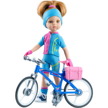Кукла Даша, велосипедистка, 32 см