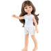 Кукла Кэрол, шатенка с челкой, в пижаме, 32 см 
