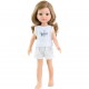 Кукла Карла, русая с локонами, в пижаме, 32 см