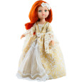 Пышное платье и цветочный ободок для кукол 32 см