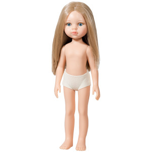 Кукла Карла, русая, без одежды, 32 см