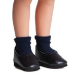 Носочки темно-синие для кукол 32 см