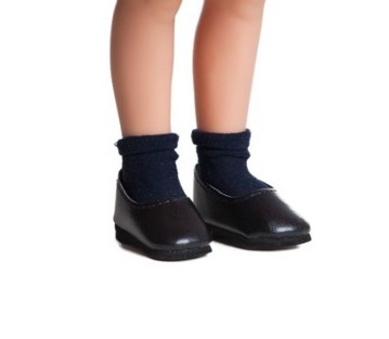 Носочки темно-синие для кукол 32 см