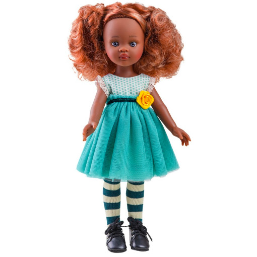 Одежда зелёное платье для куклы Кристи, 32 см