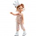 Кукла Кристи в комбинезоне с пайетками с заколкой-короной, 32 см