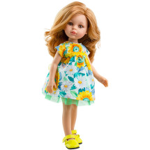 Кукла Даша в цветочном платье, 32 см 