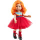 Кукла Сусана в платье с красной пышной юбкой, 32 см