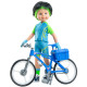 Кукла Кармело, велосипедист, 32 см