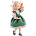 Кукла Клео в платье с зеленым передником, 32 см, шарнирная