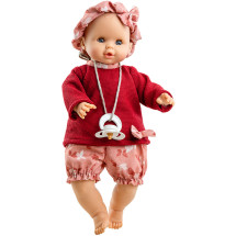 Кукла Соня в красной кофточке с розовой повязкой, 36 см, озвученная
