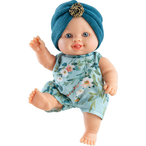 Кукла-пупс Сара в синей повязке, 22 см
