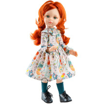 Цветочное платье и носочки для шарнирных кукол 32 см