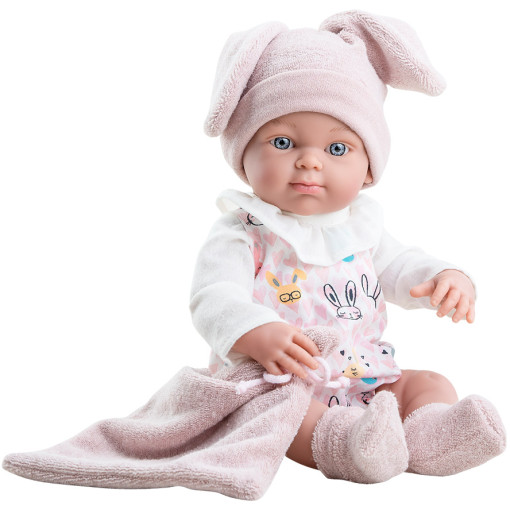 Кукла Бэби в шапке с ушками, 32 см, девочка