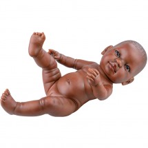 Кукла реборн младенец мулатка, 45 см