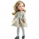 Кукла Карла в платье с сердечками с ободком-бантиком, 32 см