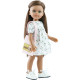 Кукла Симона в белом платье с сумкой-шоппером, 32 см