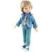 Кукла Луис в голубых брюках и джинсовом жакете, 32 см