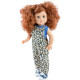 Кукла Soy Tu Бекка в комбинезоне с леопардовым принтом, 42 см