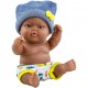 Кукла-пупс Лукас в синей шапочке, 22 см, мулат