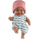 Кукла-пупс Тео в розовой шапочке, 22 см, мулат