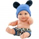 Кукла-пупс Гийо в синей шапочке с ушками, 22 см