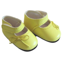 Туфли желтые, для кукол 32 см