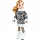 Платье-свитер, брюки и теплые гетры для кукол 32 см