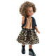 Леопардовая юбка, топ и кардиган для шарнирных кукол 32 см