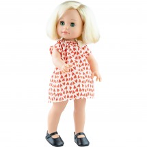 Платье с сердечками для кукол 42 см