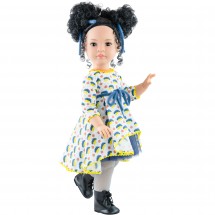 Платье с ежами, резиночки для волос и колготки для шарнирных кукол 60 см
