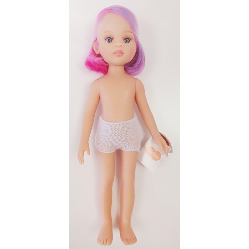 Кукла Ноэлия, с розовым каре, без одежды, 32 см, лимитированная версия