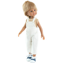 Кукла Мартин в белом комбинезоне, 32 см