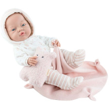 Кукла Бэби с плюшевой игрушкой, 45 см, девочка