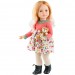 Кукла Белен в цветочном платье с плюшевым мишкой, шарнирная, 60 см