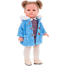 Кукла Валерия в голубом пальто, 40 см