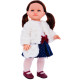 Кукла Паола в белой шубке, 40 см