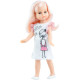 Кукла Елена в платье с ажурными рукавами, 21 см