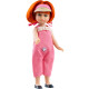 Кукла Мария в розовом комбинезоне с козырьком, 21 см