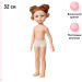 Кукла Кристи, рыжая с двумя пучками, без одежды, 32 см 