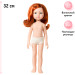 Кукла Кристи, рыжая с локонами, без одежды, 32 см