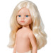 Кукла Клаудия, блондинка с локонами, без одежды, 32 см, серые глаза