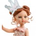 Кукла Кристи в комбинезоне с пайетками с заколкой-короной, 32 см