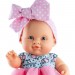 Кукла-пупс Ирина с розовым бантом, 22 см