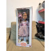 Кукла Шариф с медвежонком, в розовом платье, шарнирная, 60 см (уценка)