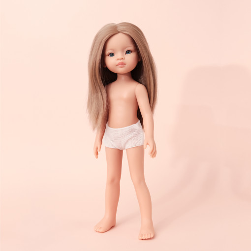 Кукла Маника, русая, без одежды, 32 см